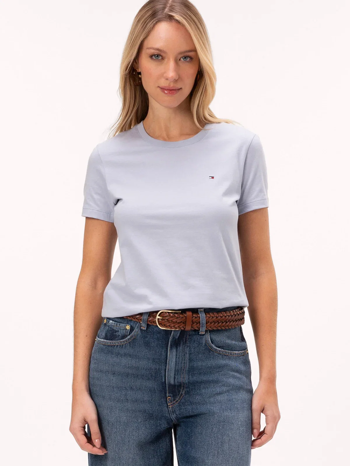 Camiseta TOMMY HILFIGER Clássica Gola C