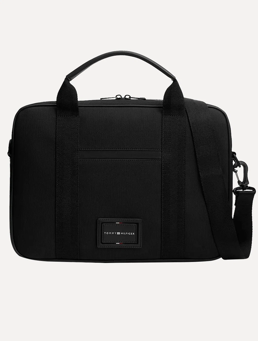 Bolsa Tommy Hilfiger Masculina Notebook Foundation Computer Bag Preto