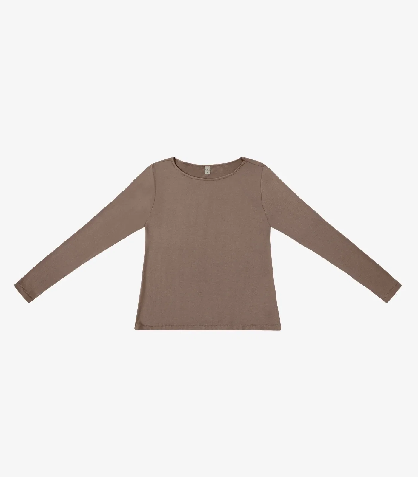 Blusa Feminina Manga Longa Básica Rovitex Marrom