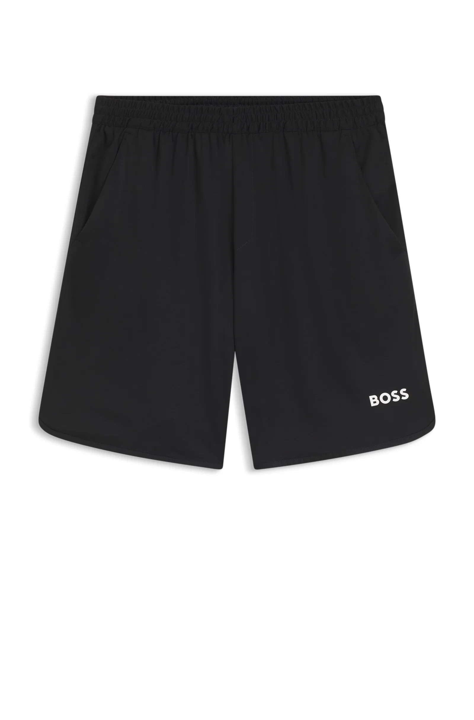 Shorts De Secagem Rápida Em Tecido Elástico Com Bolsos — imagem 1
