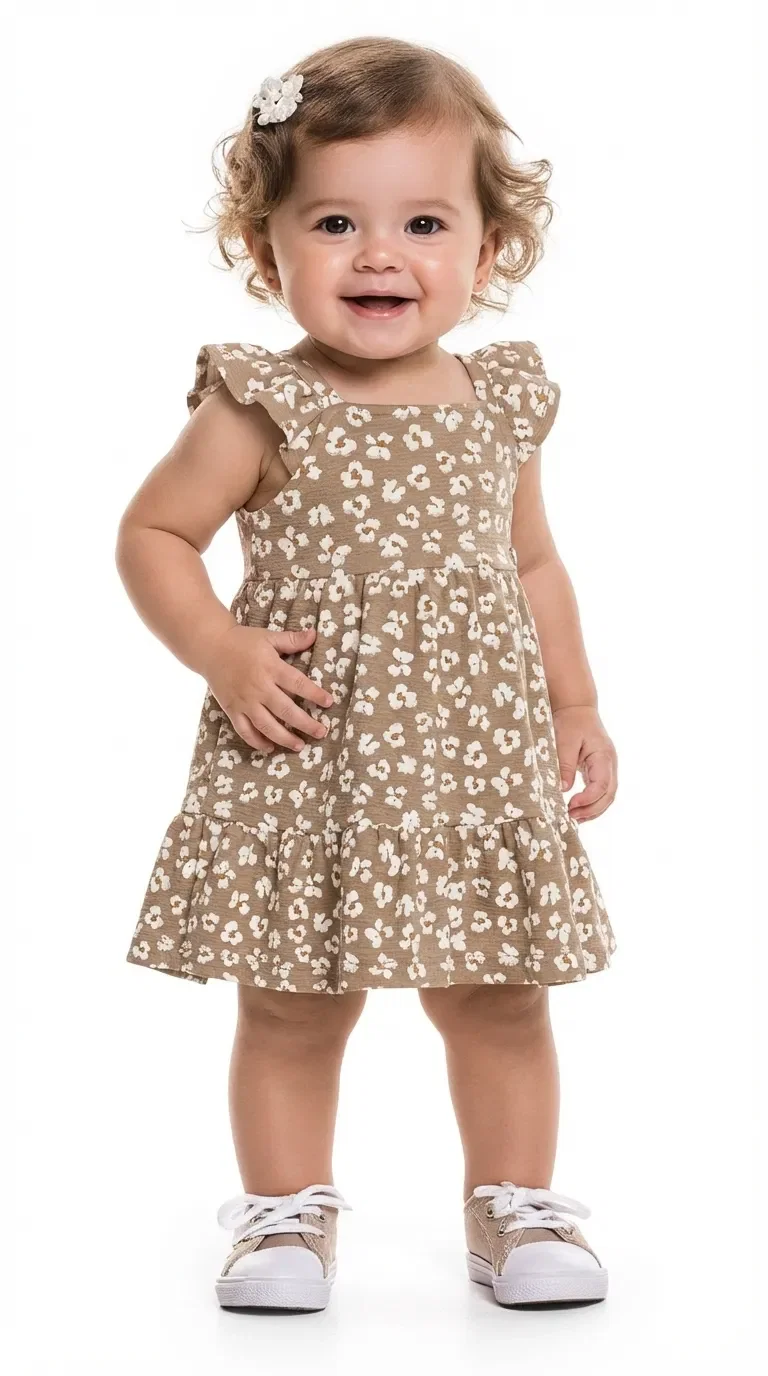 Vestido em malha florence animal print