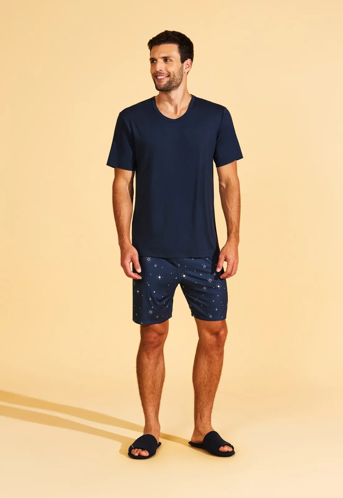 Pijama Masculino de Viscose e New Skin Recco
