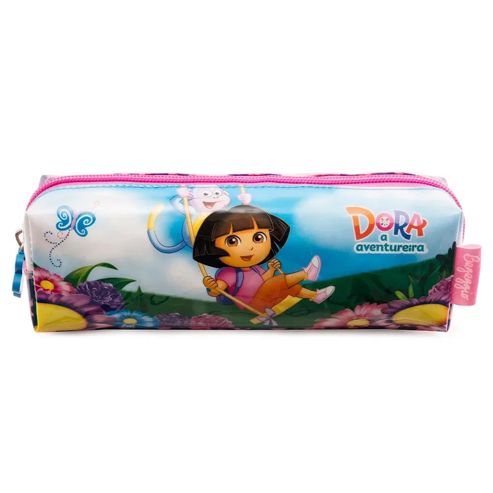 Estojo Escolar Feminino Dora Lilás