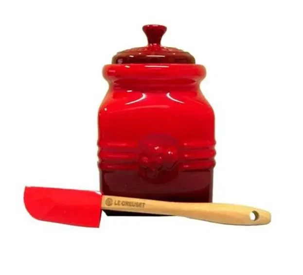Pote para Geléia 2 Peças Le Creuset Vermelha