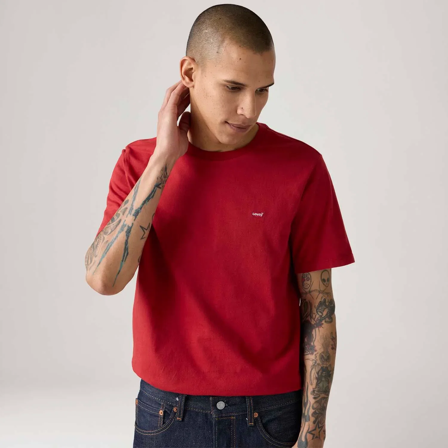Camiseta Levi's® Classic Housemark Vermelha — imagem 1