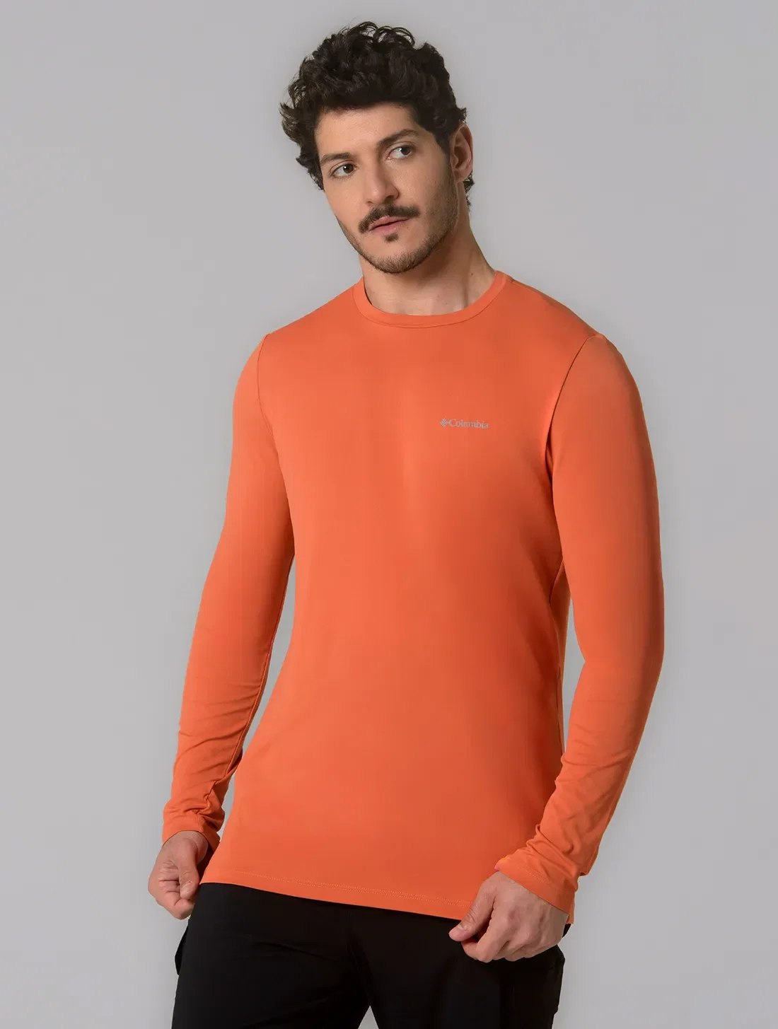 Camiseta Columbia Masculina M/L Neblina