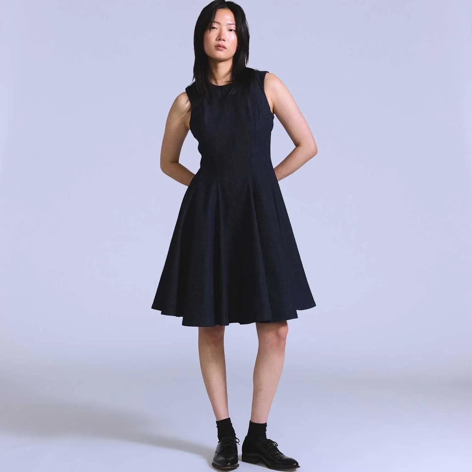 Vestido Jeans Levi's® Blue Tab Flare Lavagem Clara