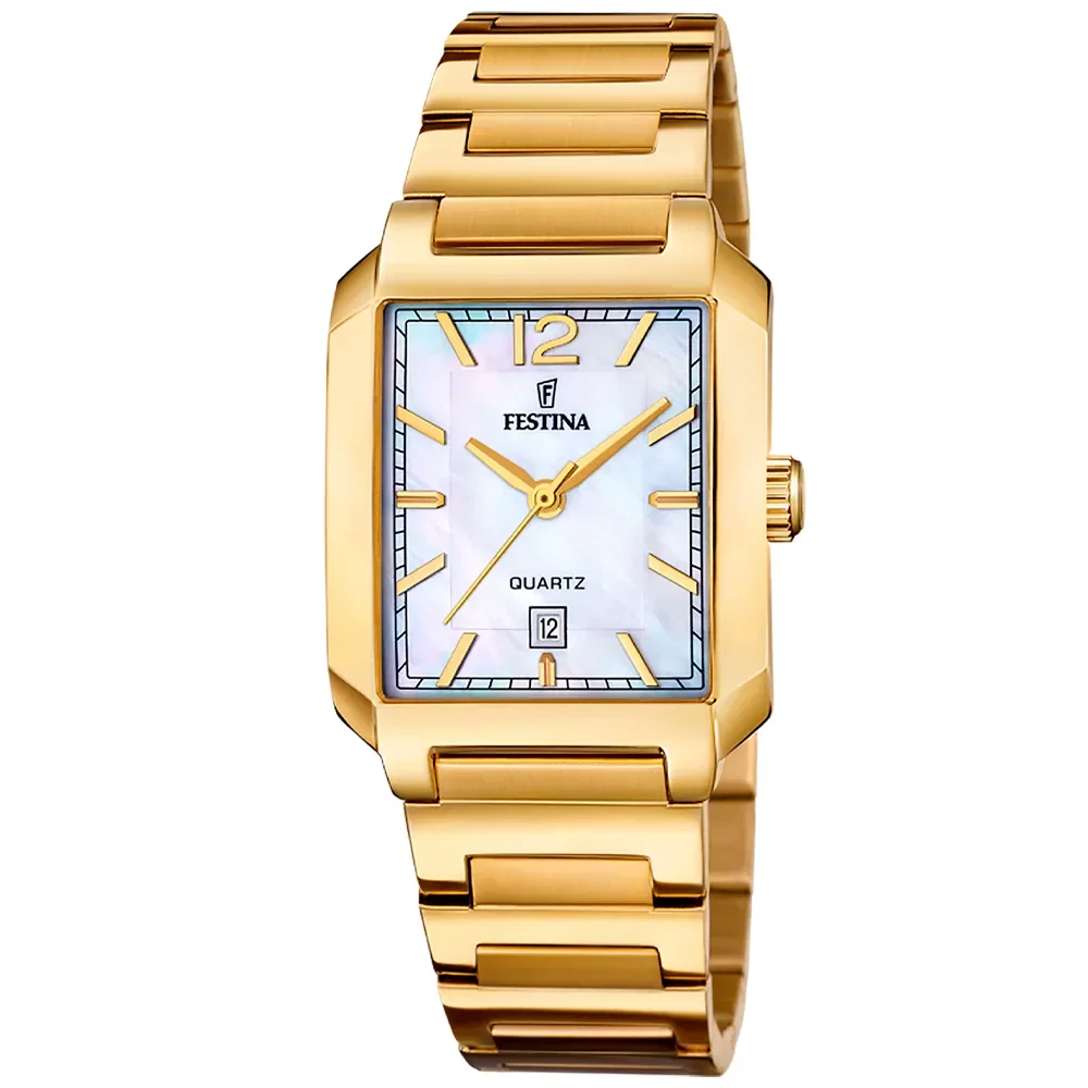 Relógio Festina Feminino em Aço Dourado F20680-2