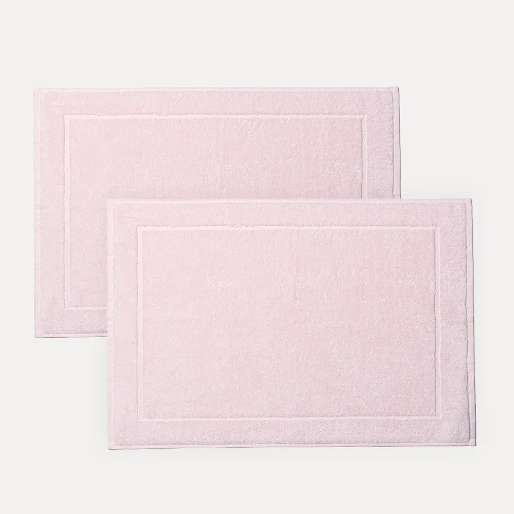 Kit 2 Toalhas de Piso Juliet Marshmallow — imagem 1