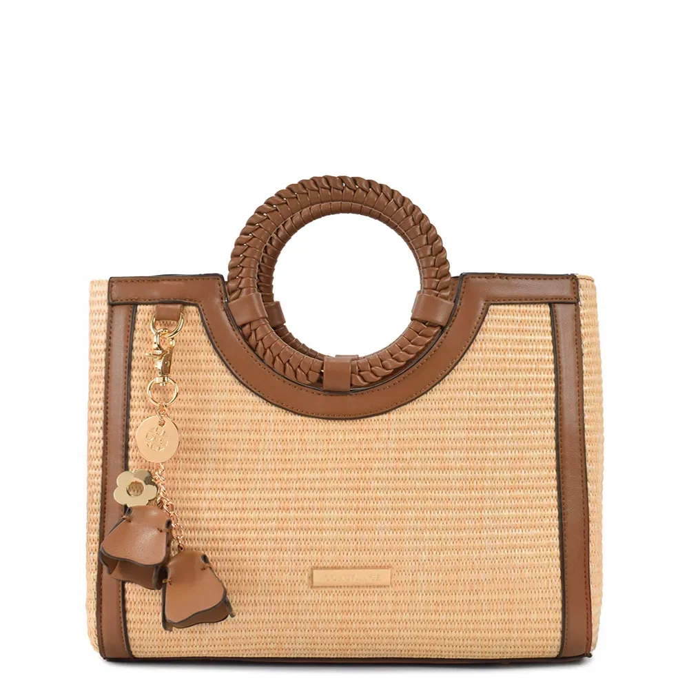 Bolsa Alça de Mão Palha