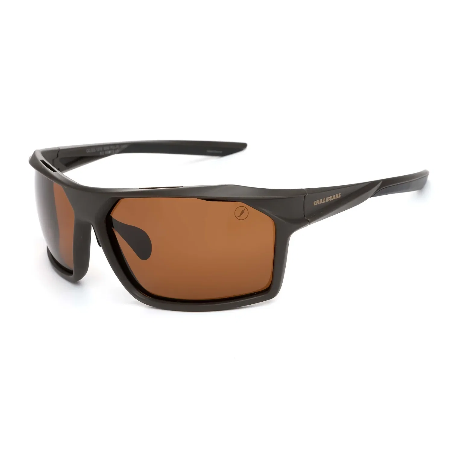 Óculos de Sol Masculino Chilli Beans New Sport Polarizado Marrom