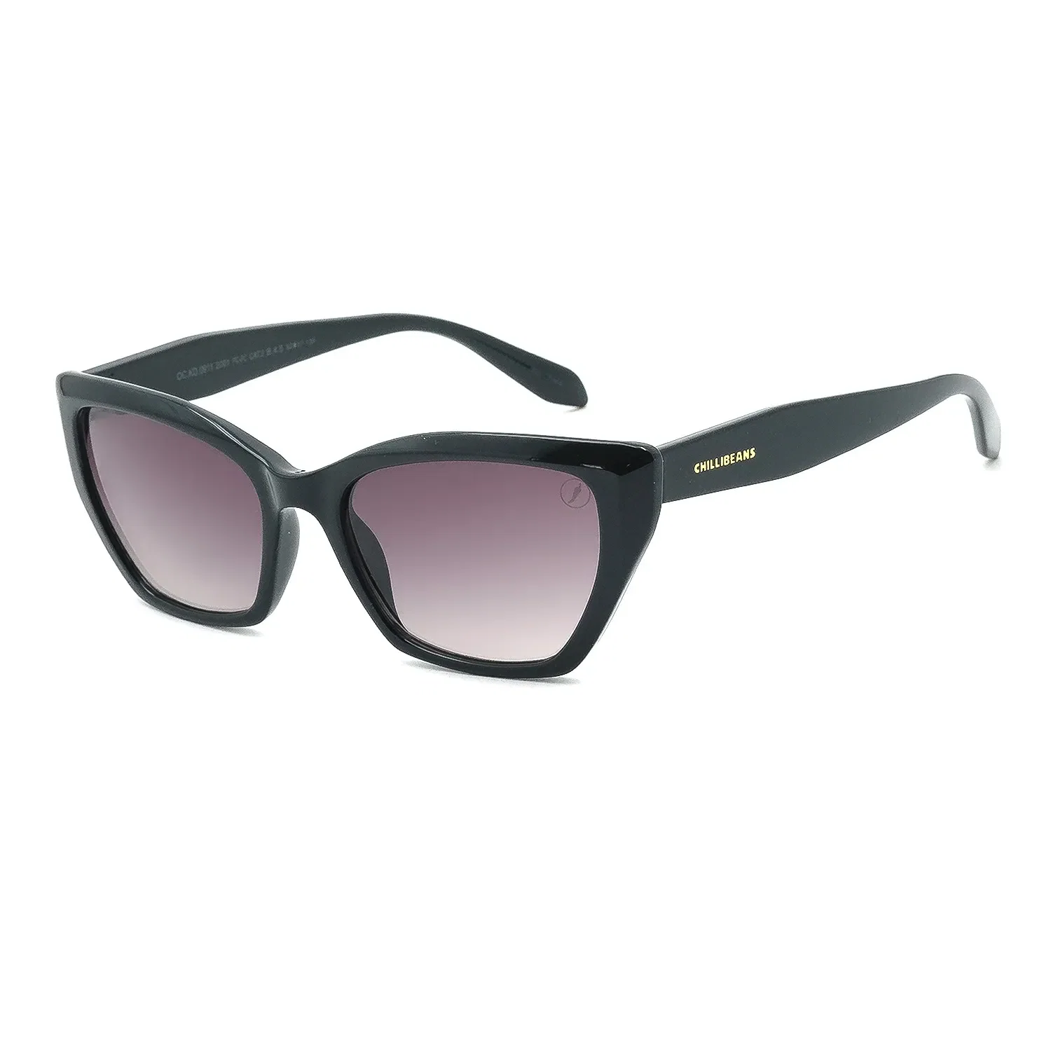 Óculos de Sol Teen Feminino Chilli Beans Cat Degradê Preto — imagem 1