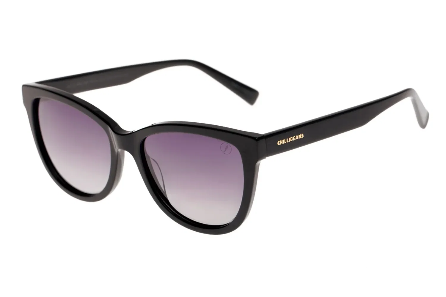 Óculos de Sol Feminino Chilli Beans Quadrado Polarizado Degradê Preto — imagem 1