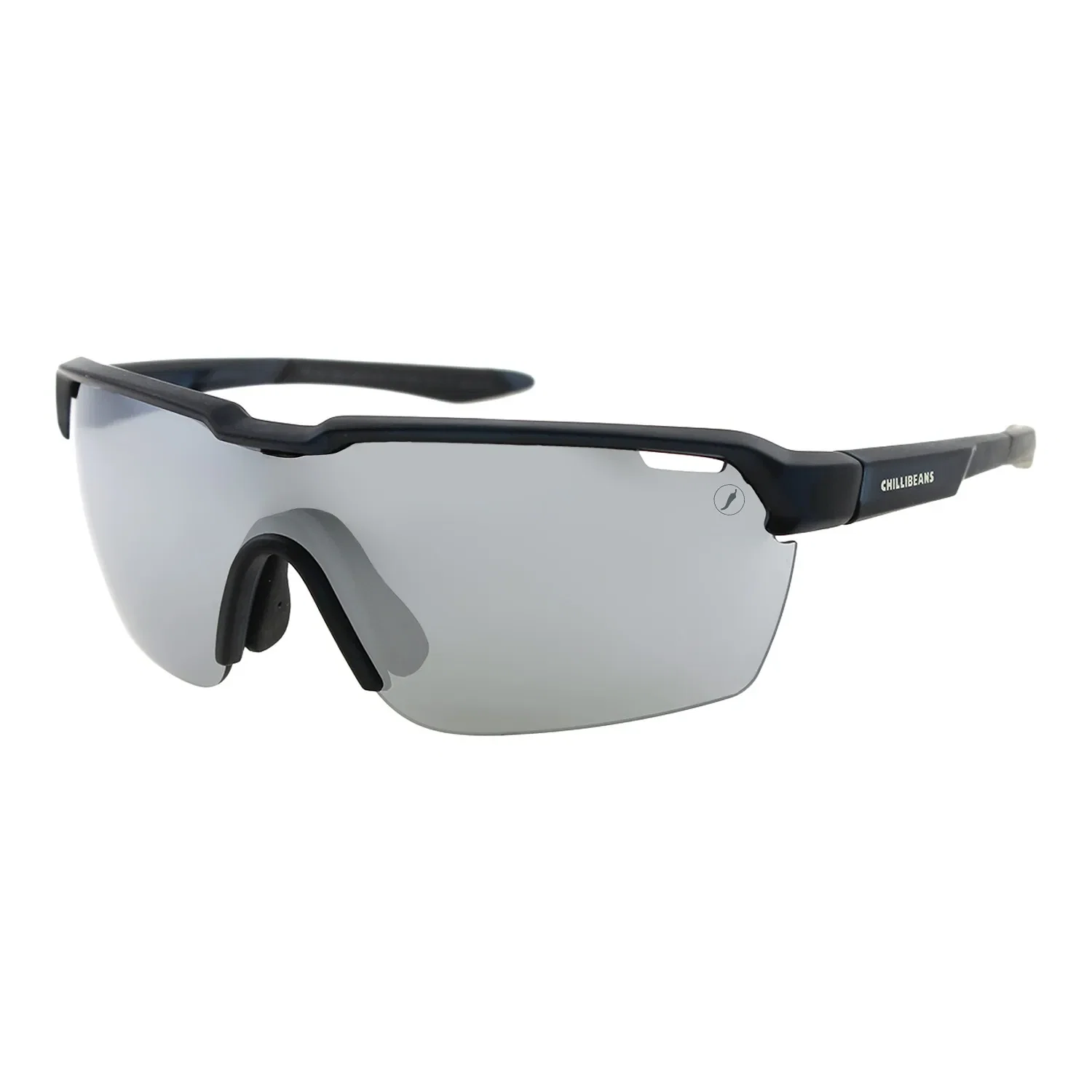 Óculos de Sol Masculino Chilli Beans Esporte Espelhada Azul — imagem 1