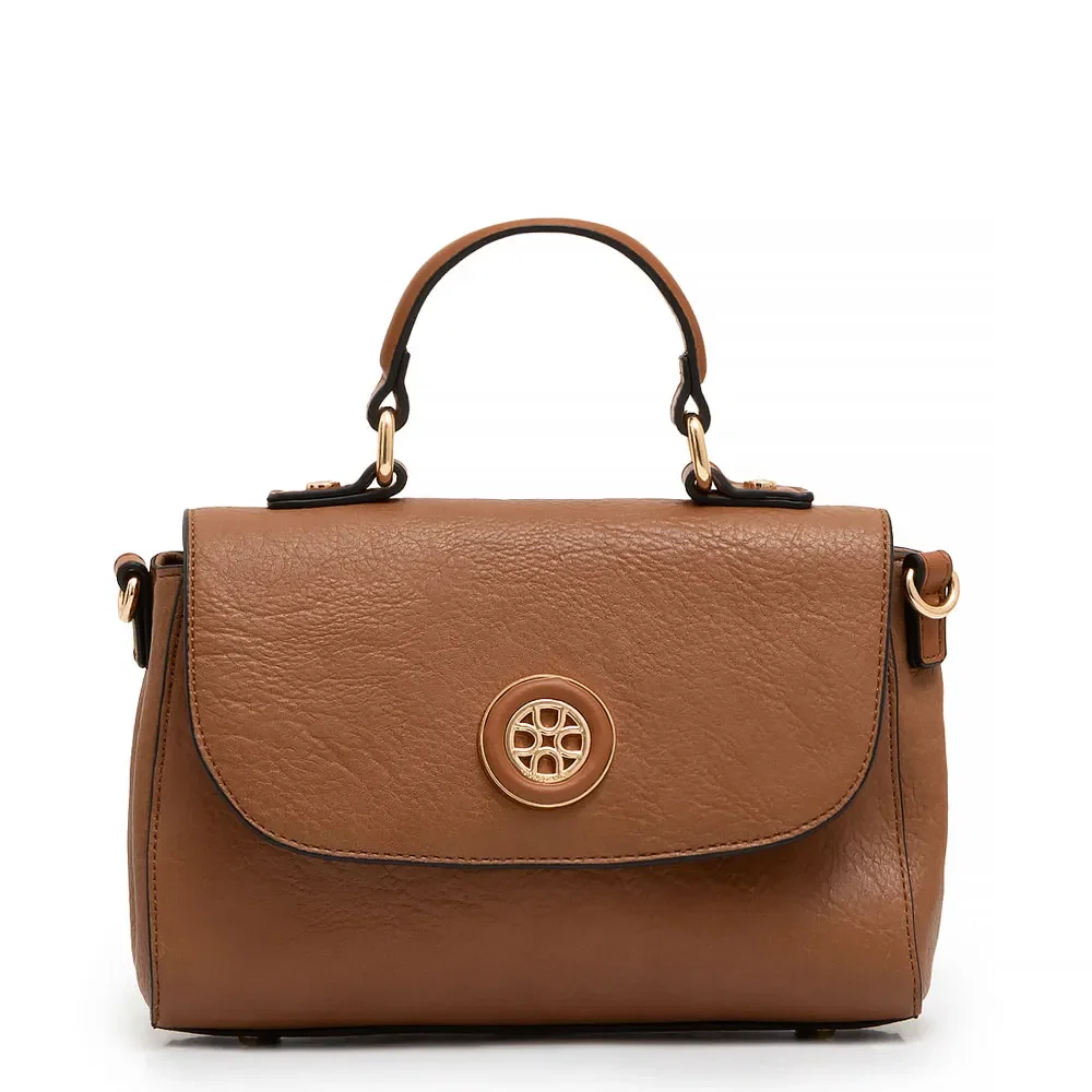 Bolsa Tiracolo Tampo Caramelo