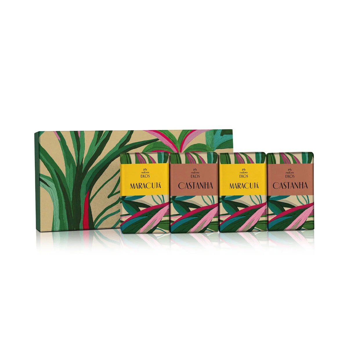 Presente Natura Ekos Sabonetes Exuberância da Amazônia (4 barras) 4 un de 100 g