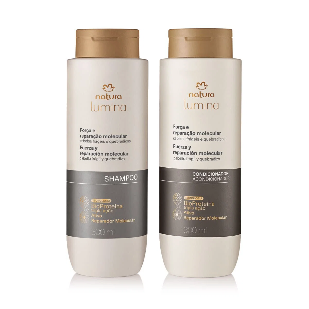 Kit Shampoo e Condicionador Lumina Força e Reparação Molecular (2 produtos)