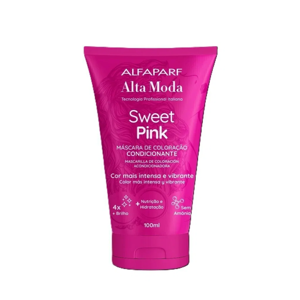Máscara Pigmentante Alta Moda Sweet Pink 100ml