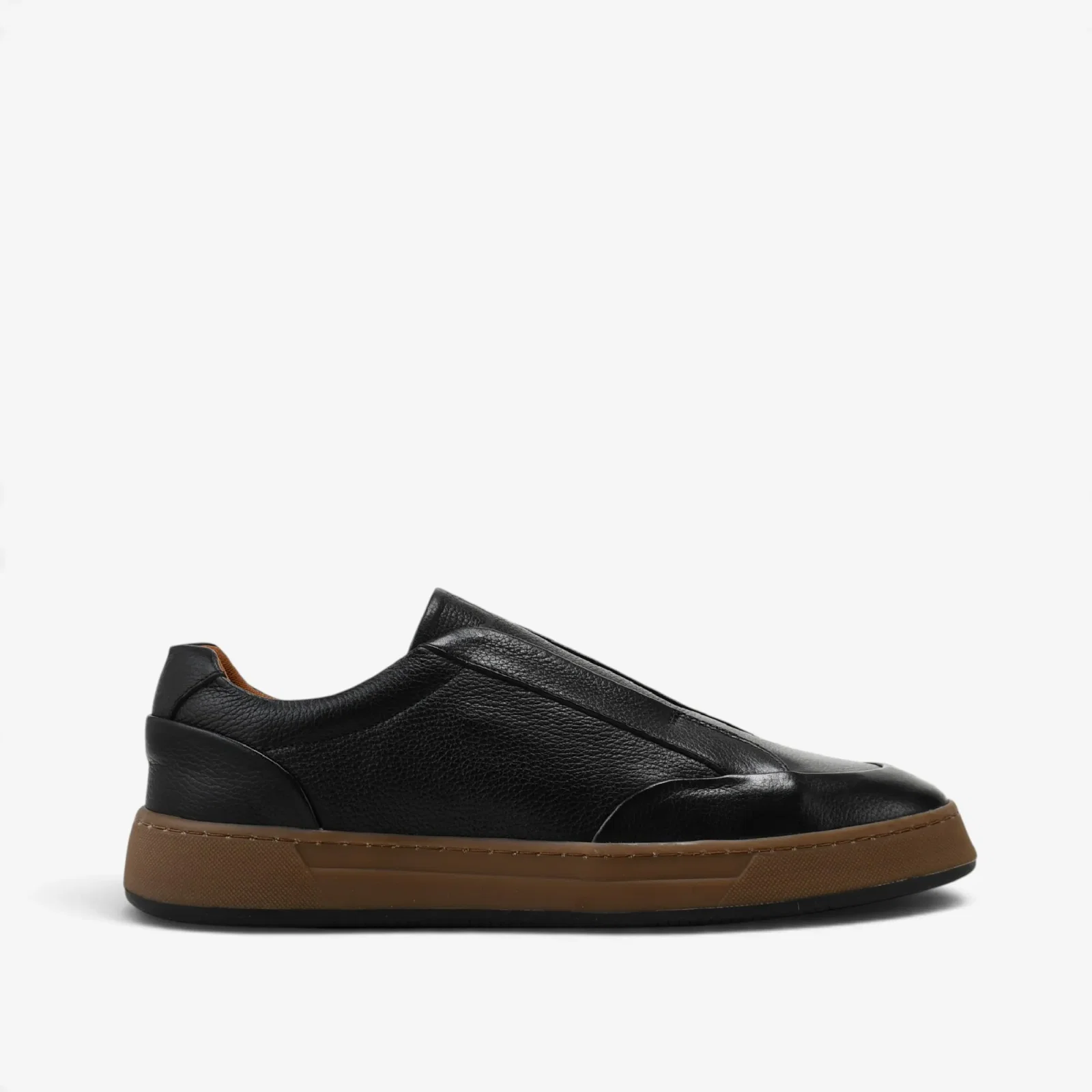 Tênis Masculino Preto Couro