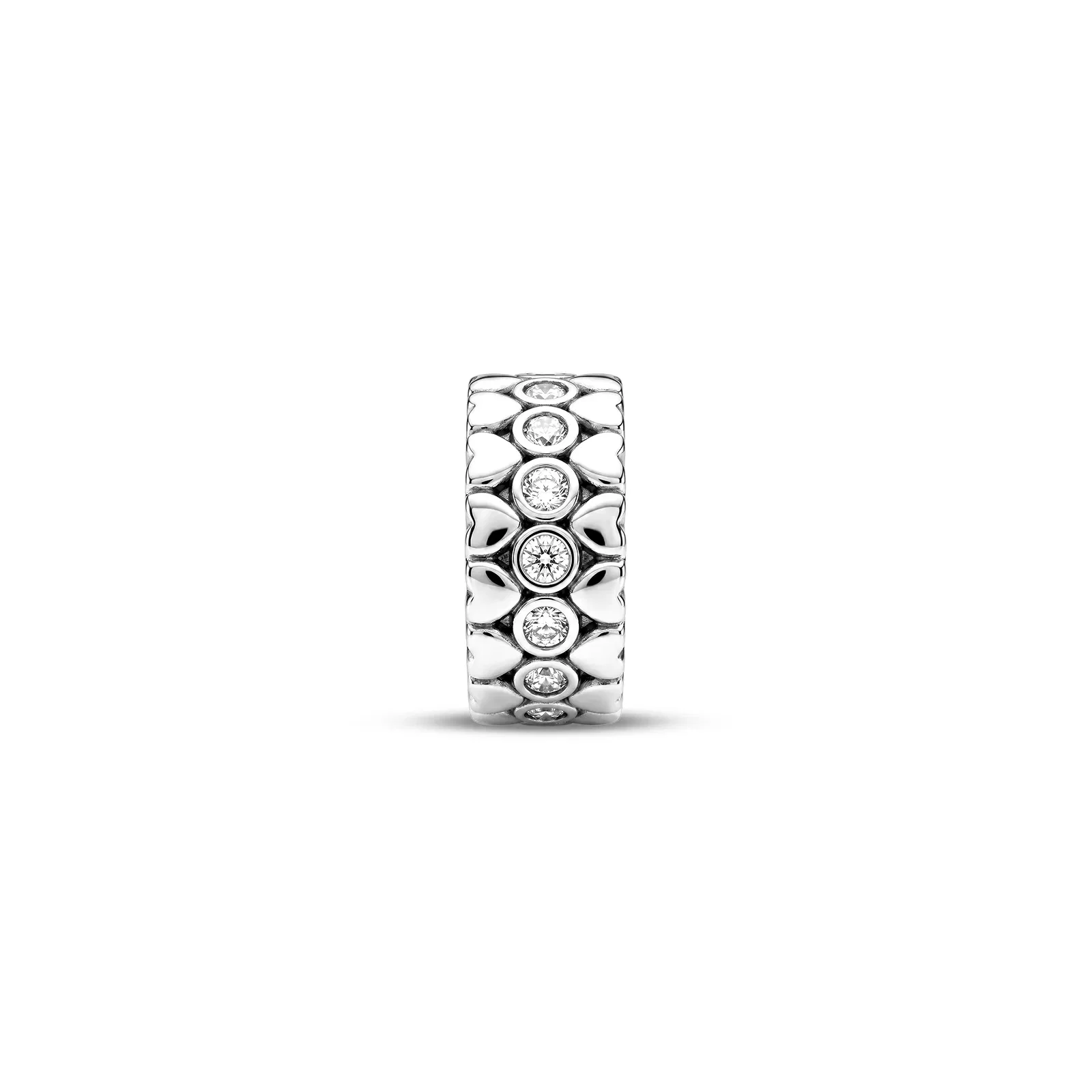Separador Life Mama em Prata 925 com Zircônia Incolor
