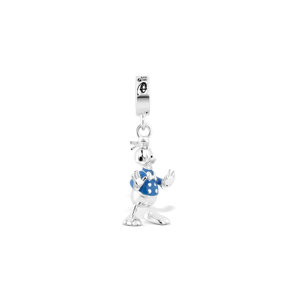 Pingente Life Disney Pato Donald em Prata 925 com Esmalte — imagem 1