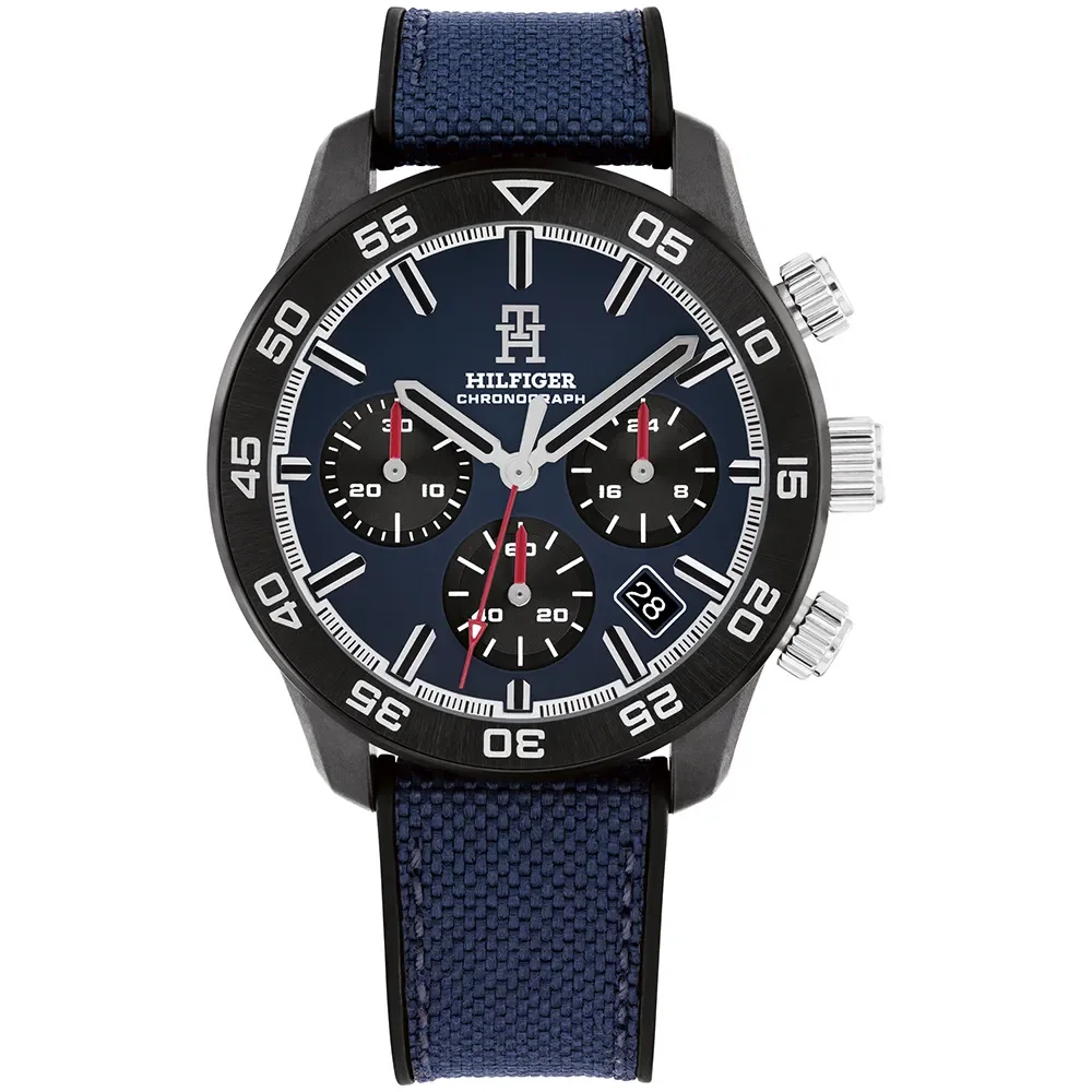 Relógio Tommy Hilfiger Masculino Nylon Azul 1792183