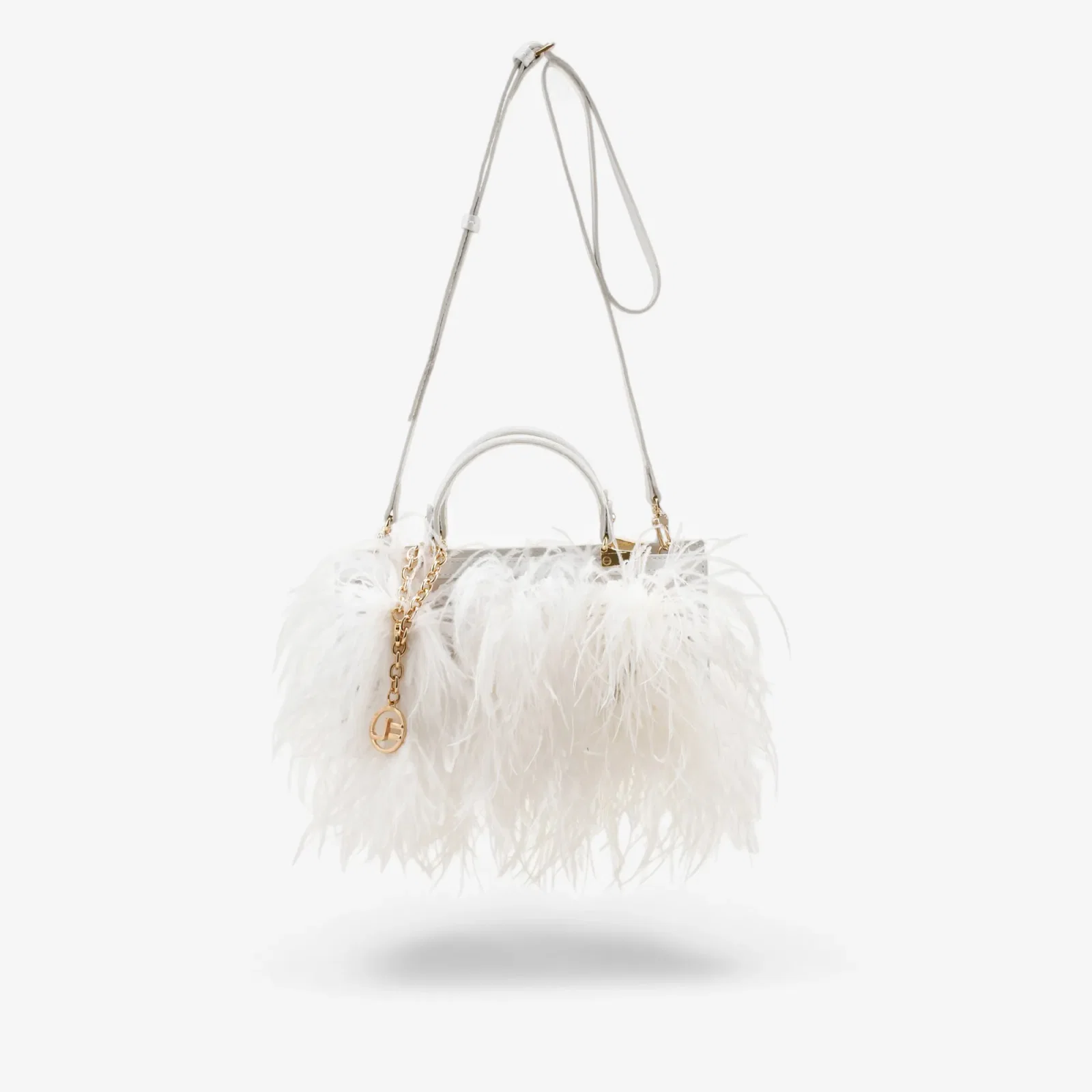 Bolsa Tote Branco Say Yes Plumas Couro Acetinado — imagem 1