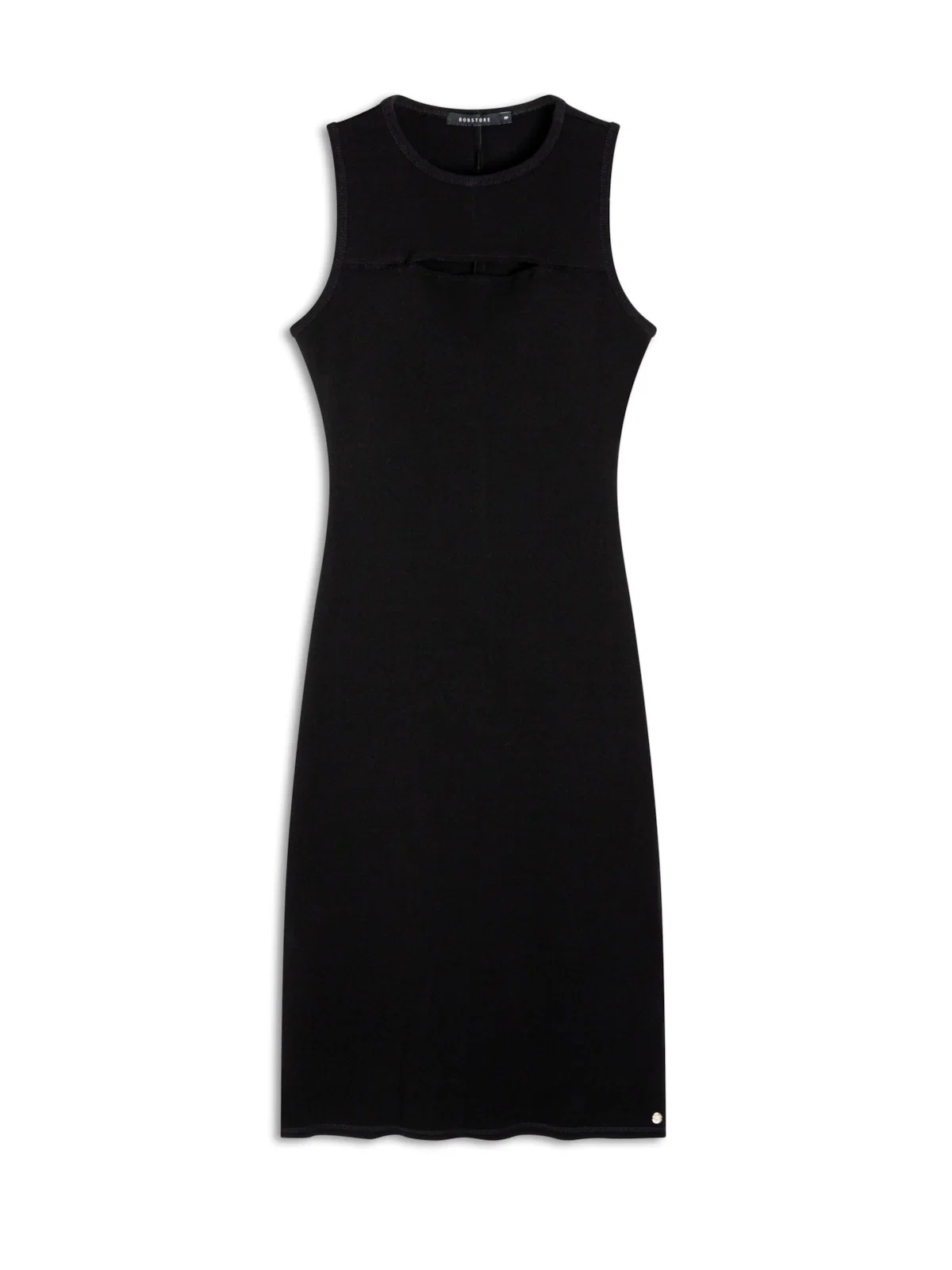 Vestidos Bandage Midi Preto