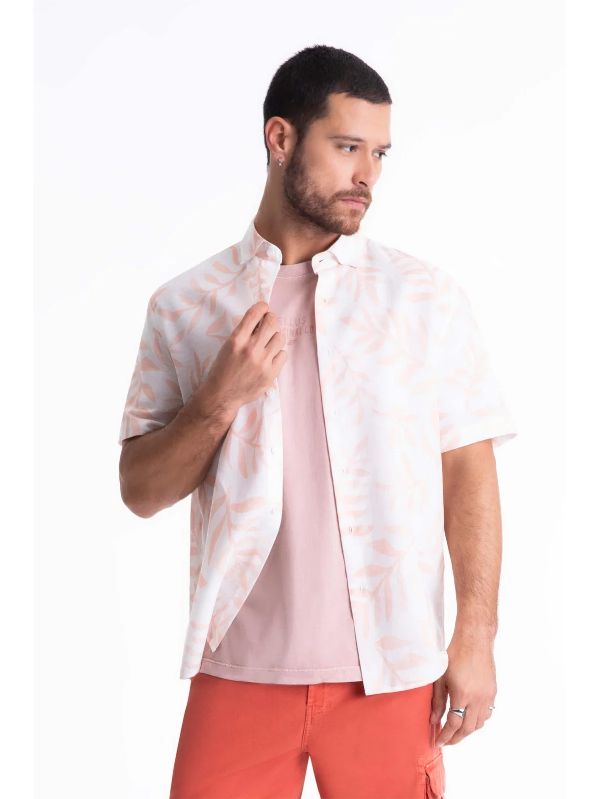 Camisa Linho Blend Kairo Straight Padrao 1 — imagem 1
