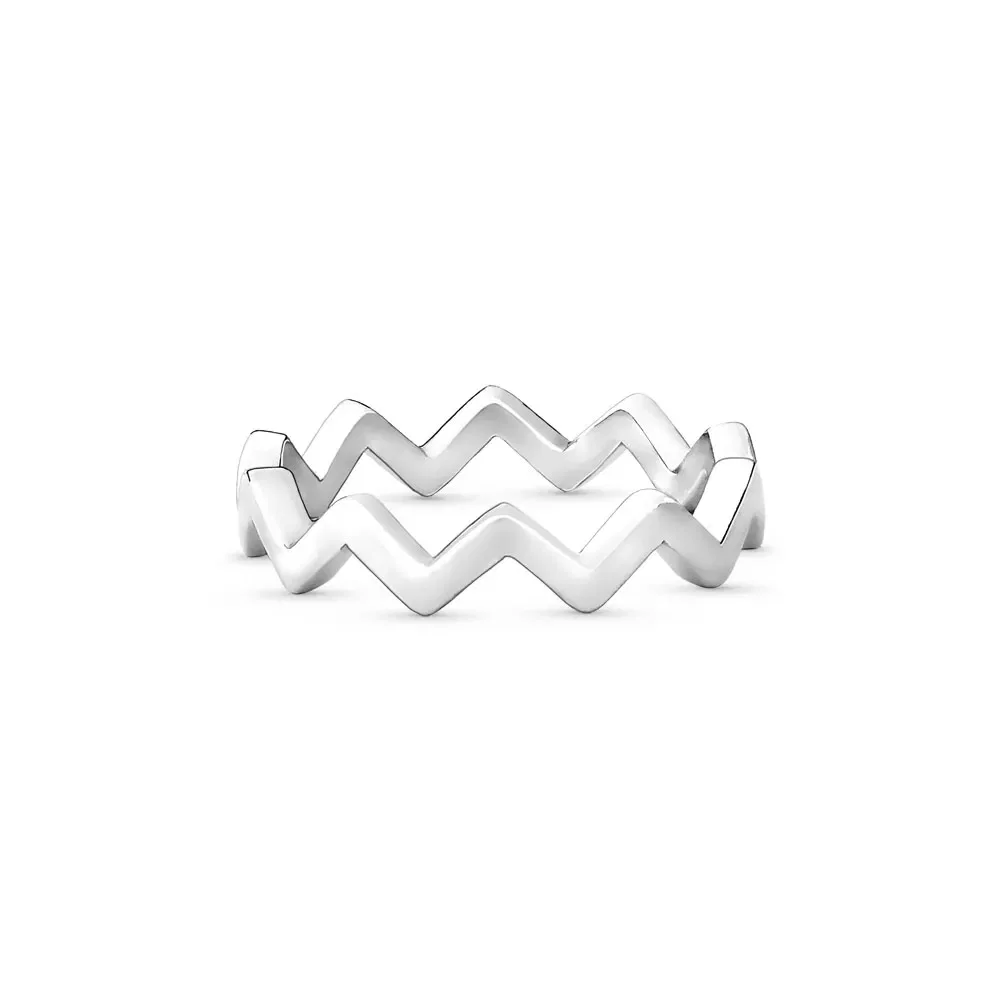 Anel Life Zig Zag em Prata 925 — imagem 1