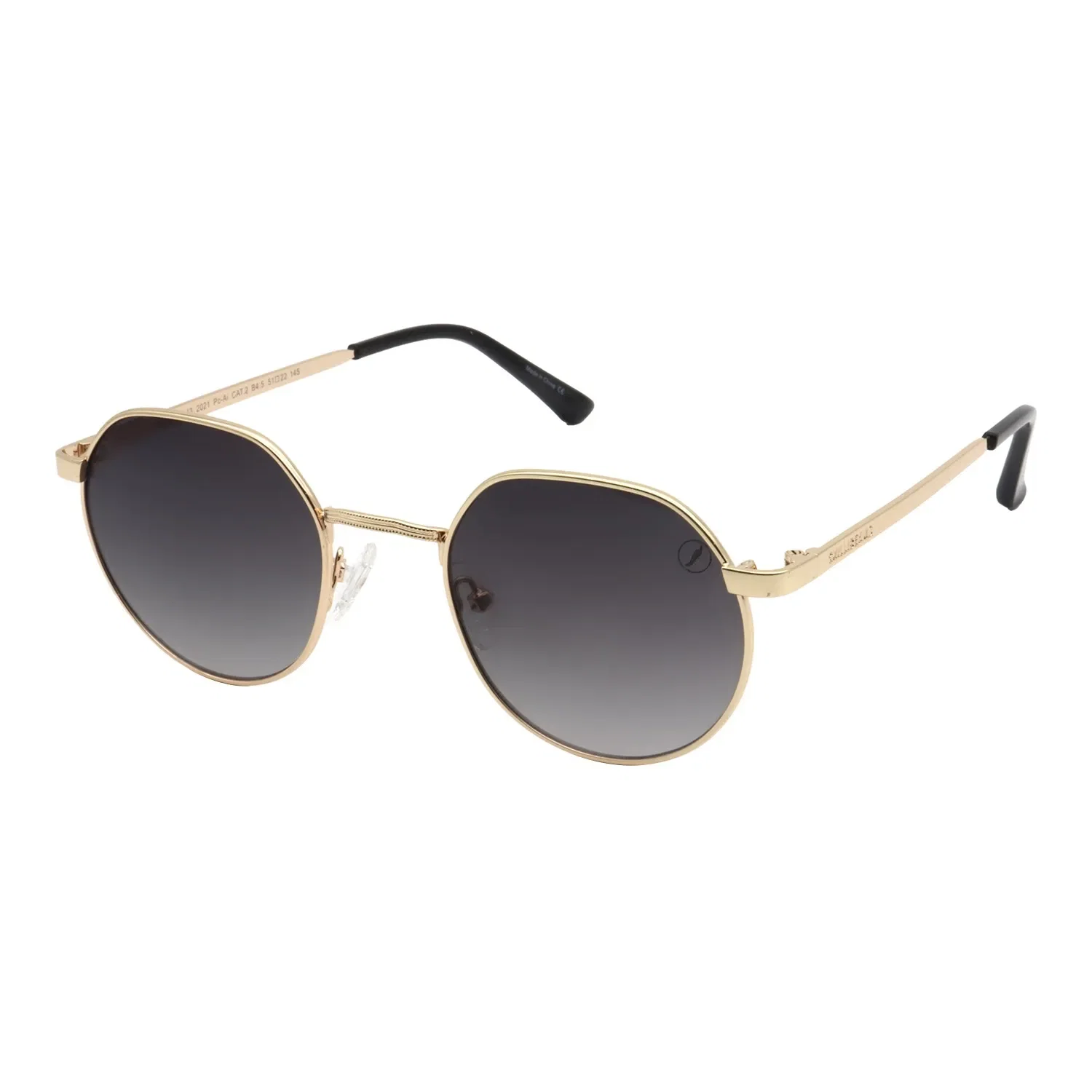 Óculos de Sol Masculino Chilli Beans Trend Redondo Degradê Dourado