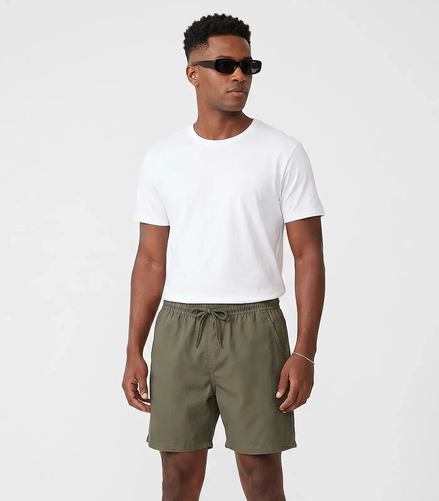 Bermuda Masculina Com Bolsos De Tactel Filt Surf Verde