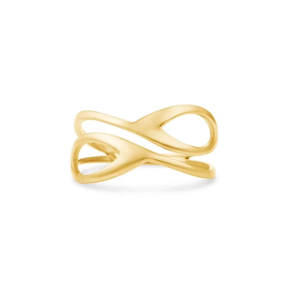 Anel Gold Navete em Ouro Amarelo 18k — imagem 1
