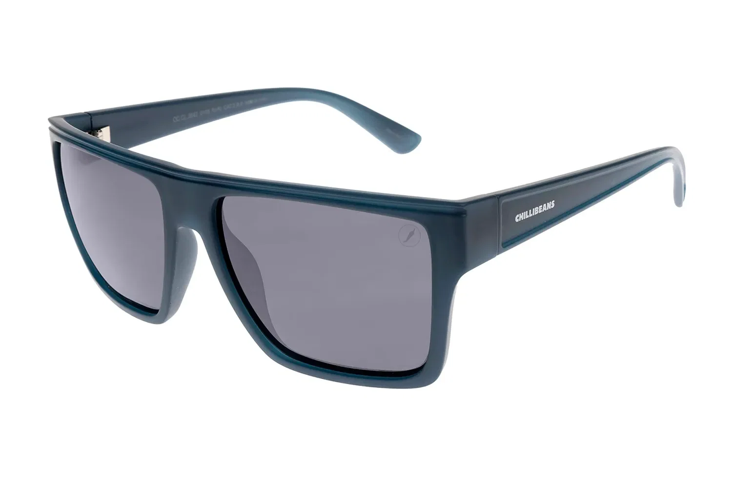 Óculos de Sol Masculino Chilli Beans Clássicos Quadrado Polarizado Azul — imagem 1