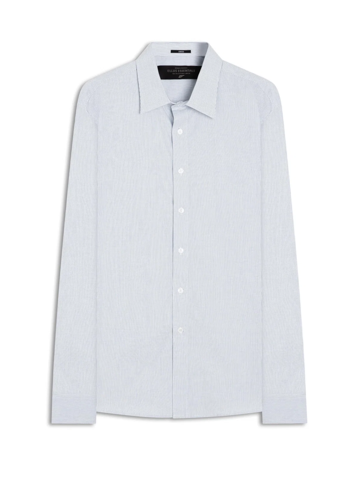 Camisa Tricoline Villini Slim Anatomic Azul Jeans — imagem 1