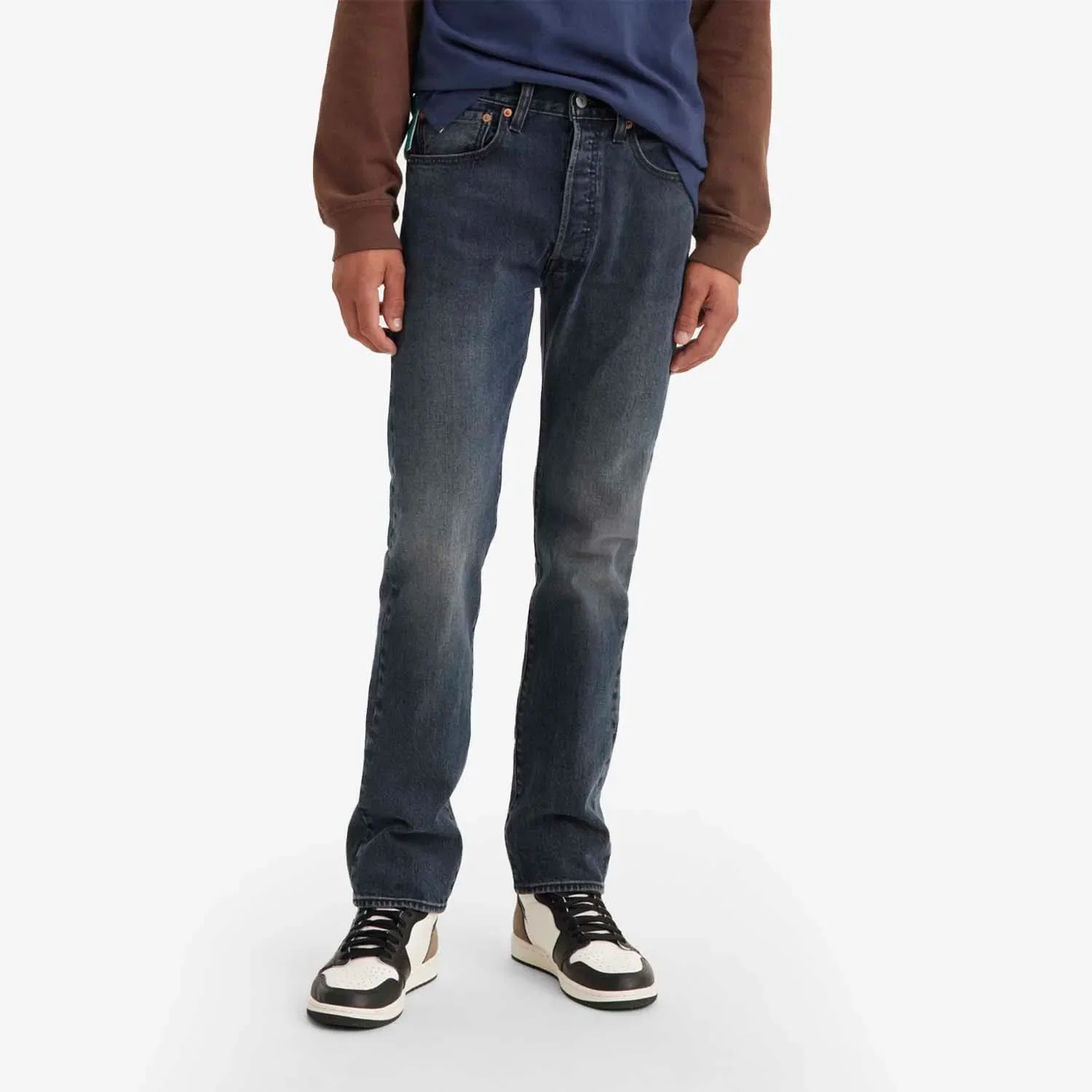 Calça Jeans Levi's® 501 Original Lavagem Escura — imagem 1