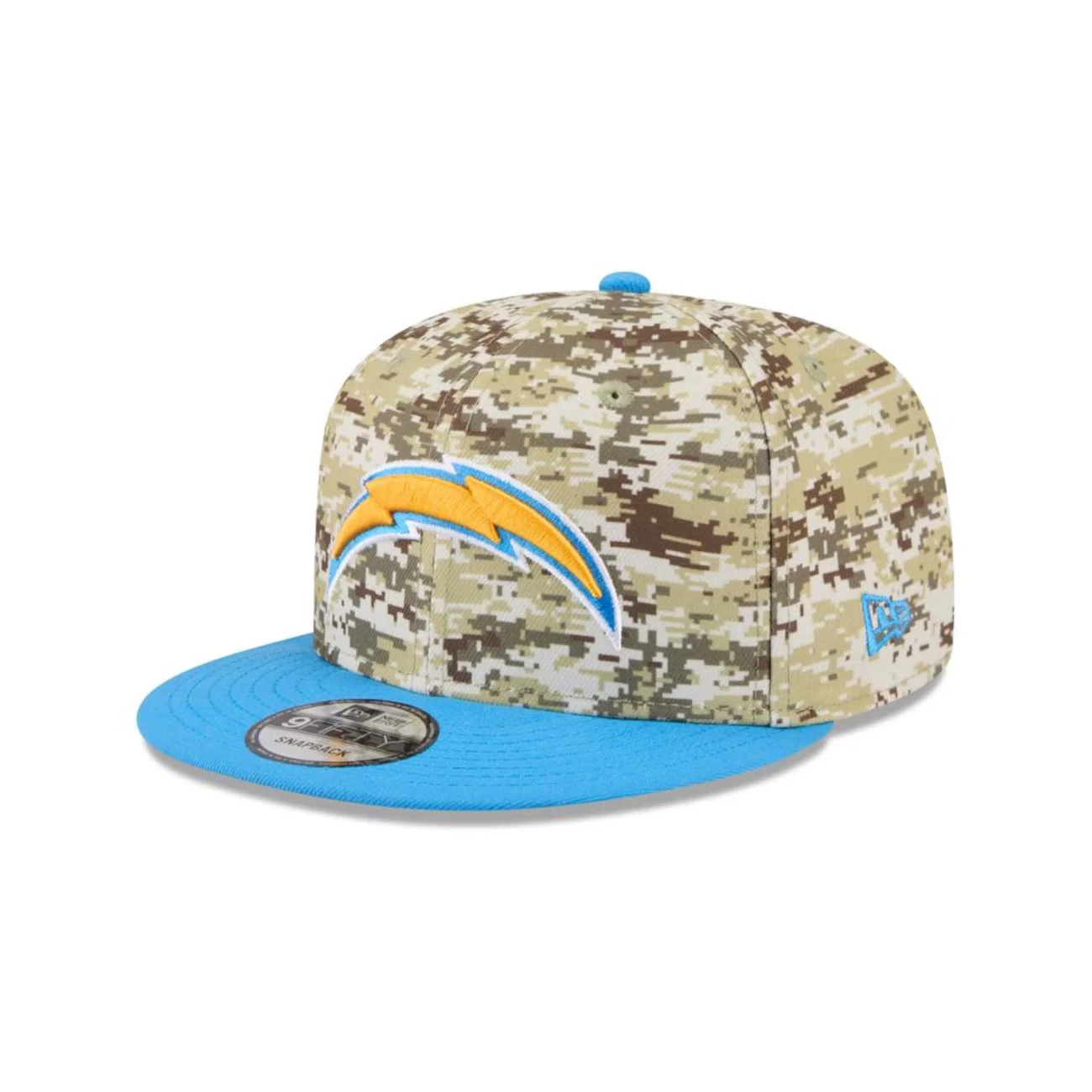 Boné New Era 9Fifty Los Angeles Chargers NFL Salute Service 2025 Masculino