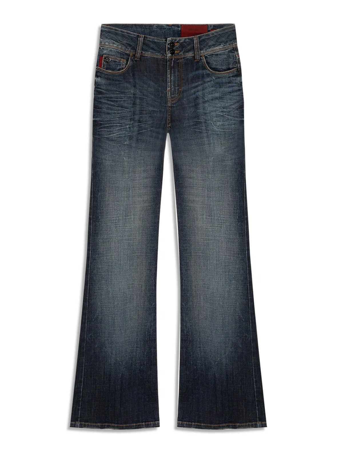 Visco Indigo Elastic (Skinny Flare) Fili Lav.Escuro C/ Matiz+3d