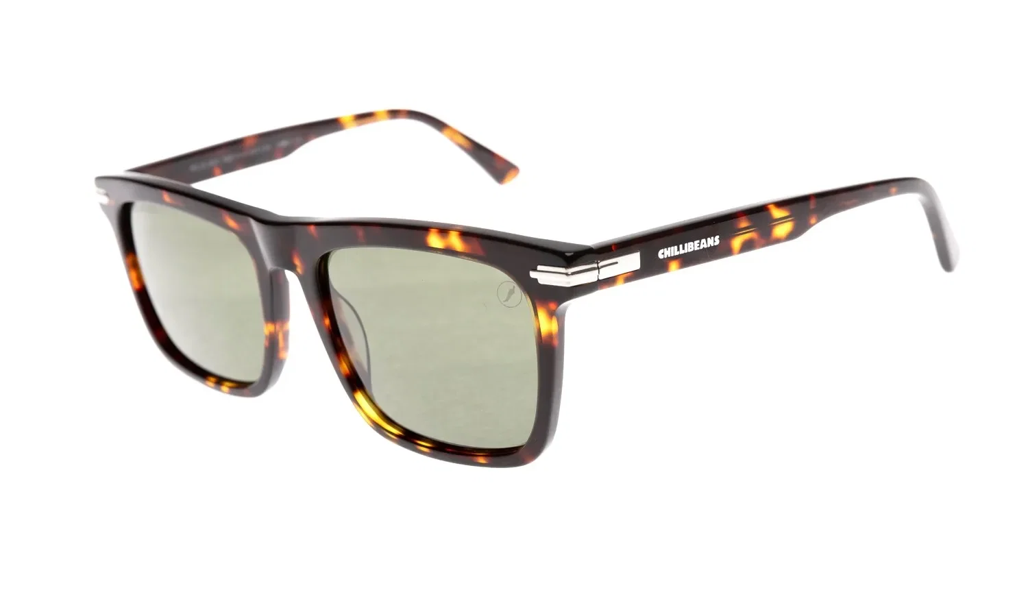 Óculos De Sol Masculino Chilli Beans Quadrado Tartaruga — imagem 1