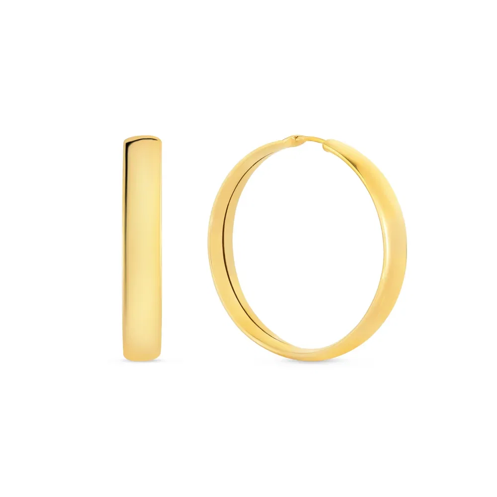 Argola em Ouro Amarelo 18k, 27mm