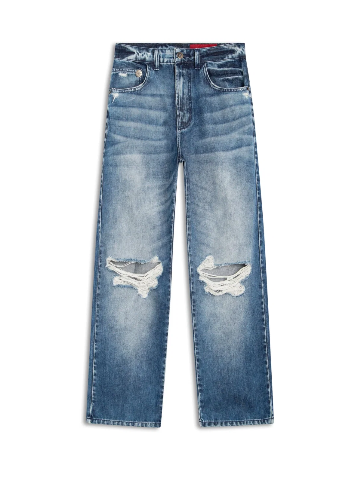 Calça Jeans Vulcan Slouch Lav.Medio C/ Rebolo