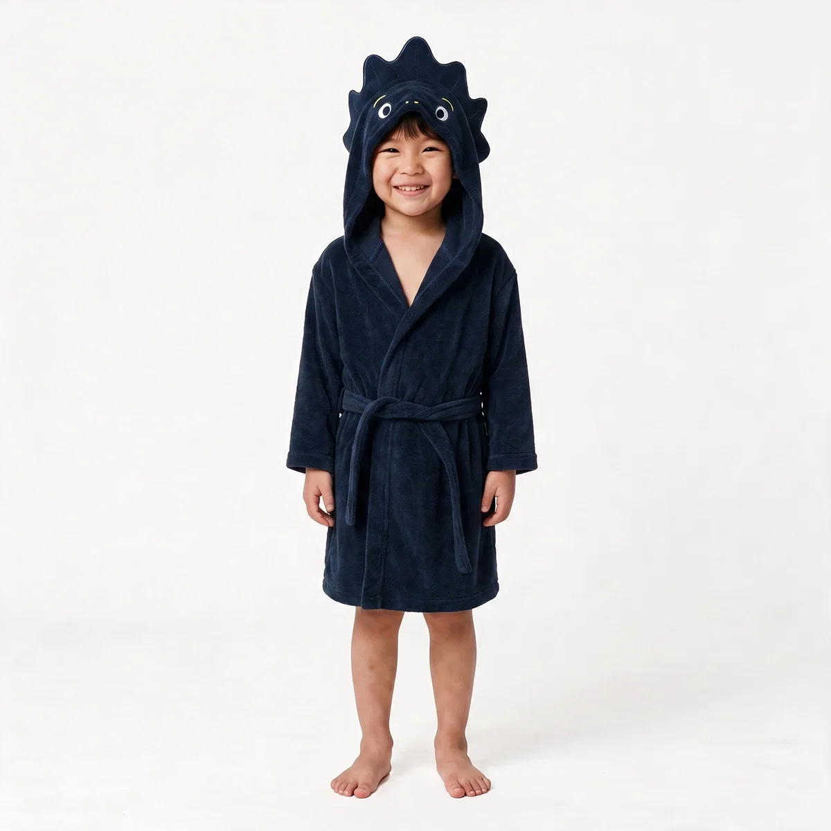 Roupão Com Capuz Kids Dino Atoalhado Tip Top