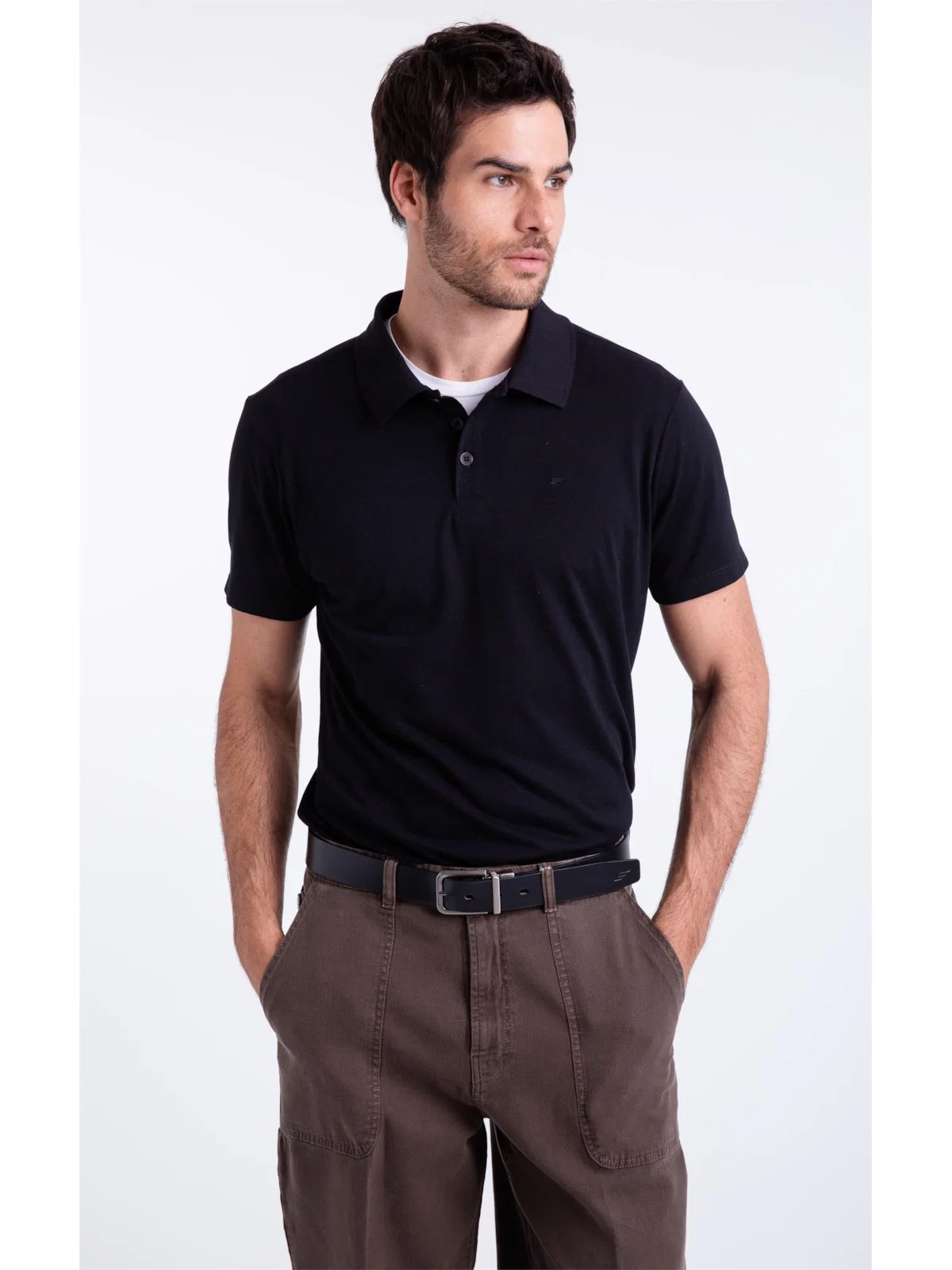 Polo Piquet Ly Easa Preto