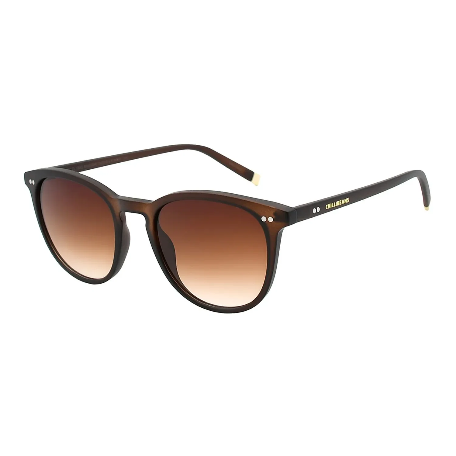 Óculos de Sol Masculino Chilli Beans Redondo Tartaruga — imagem 1