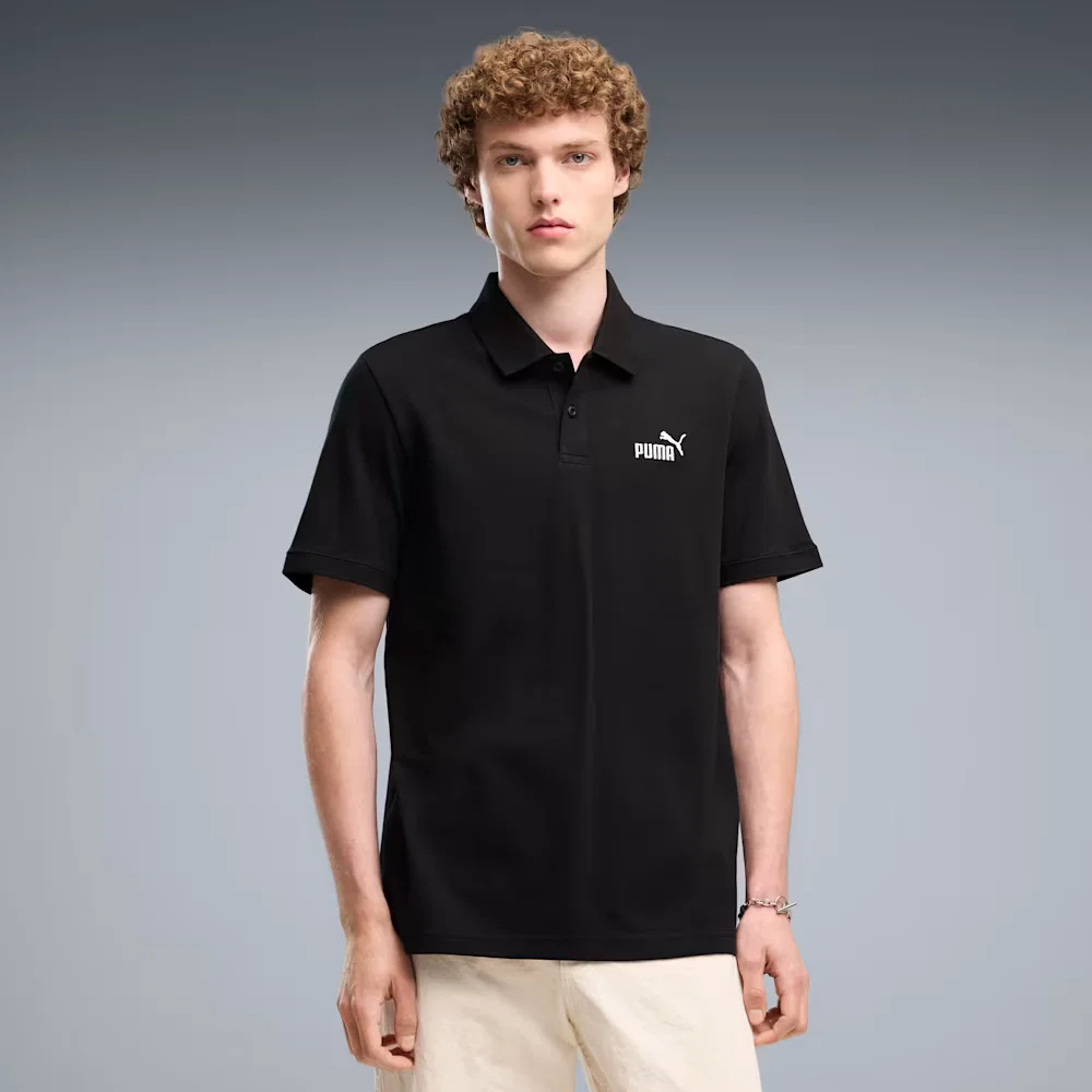 Camisa Polo Essentials No. 1 Logo Pique Masculina — imagem 1