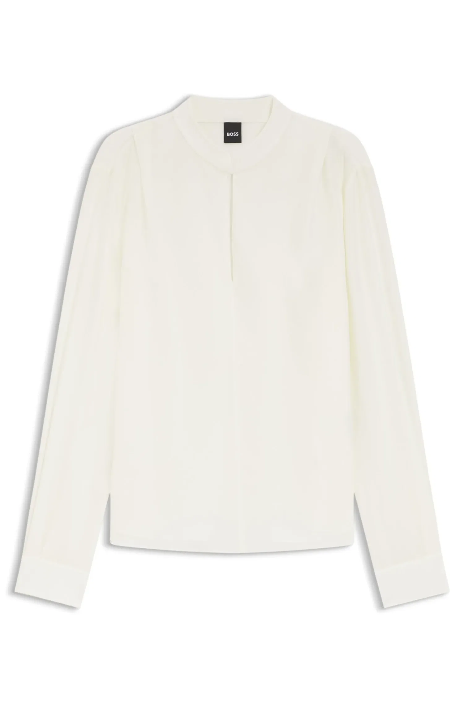 Blusa De Ajuste Descontraído Em Seda