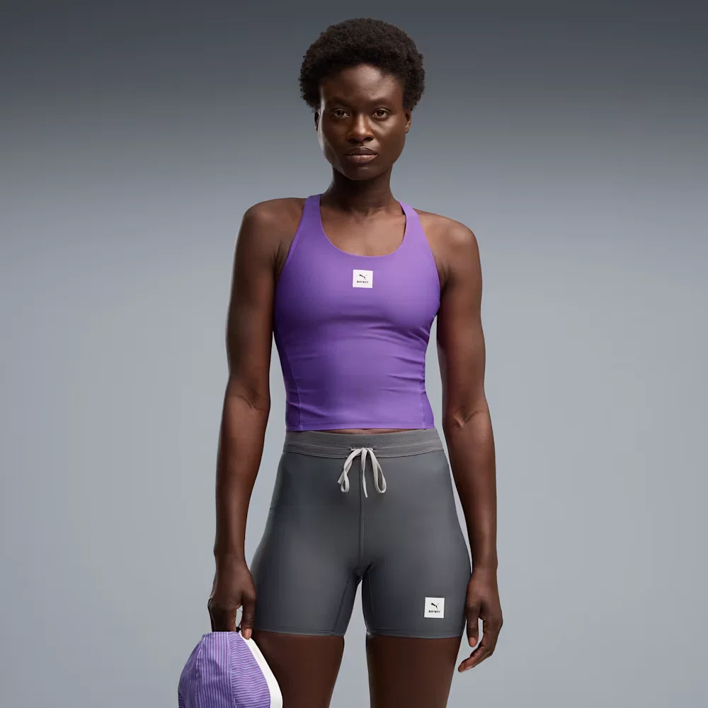 Camiseta Crop Top Puma x SAYSKY Feminina