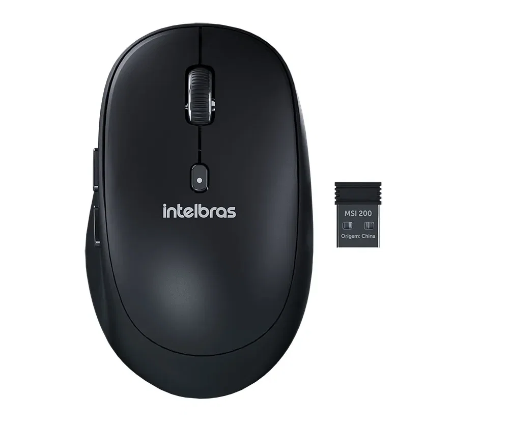 Mouse Sem Fio Intelbras MSI200 Clique Silencioso — imagem 1