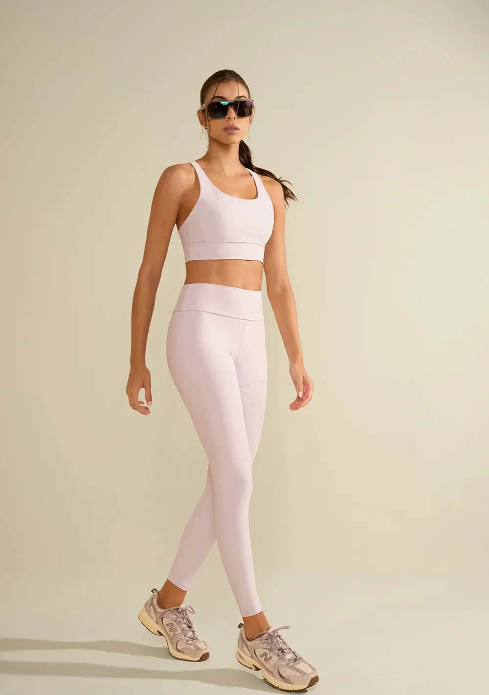 Calça Morena Rosa Legging Alta Lilas