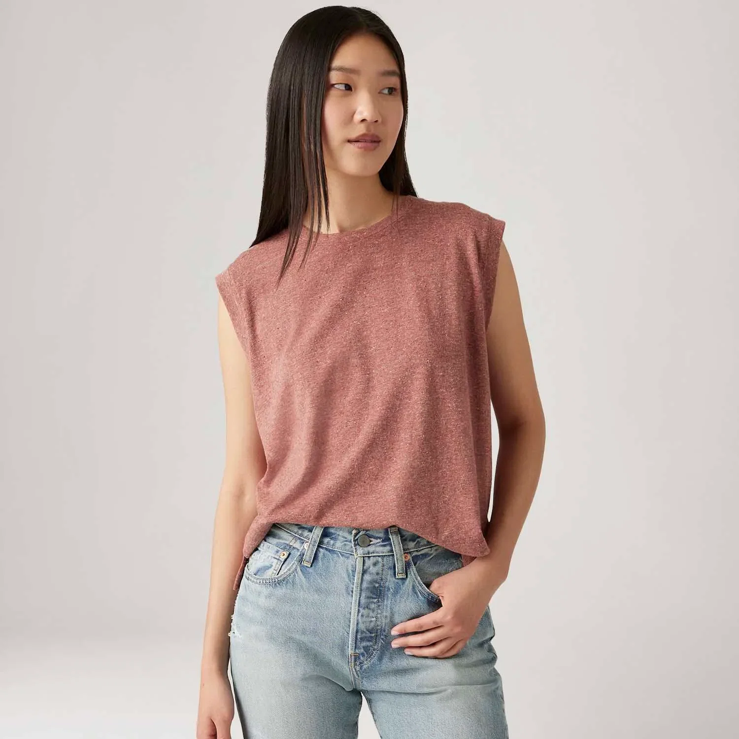 Blusa Levi's® Boxy Tank Terracota — imagem 1